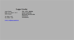 Desktop Screenshot of lappe-geseke.de